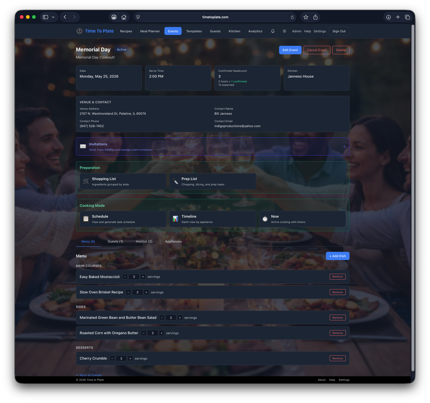 Time To Plate screenshot 4